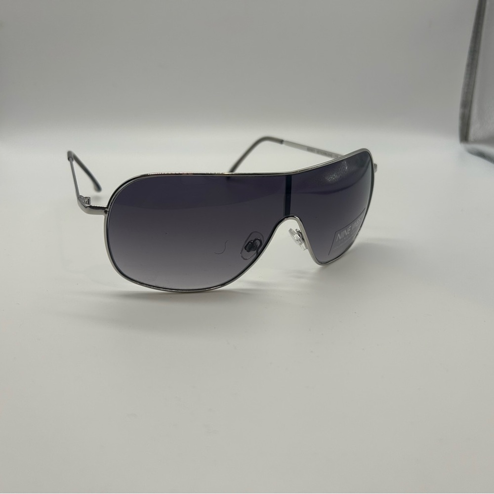 Brand NEW Nine West Silver Aviator Sunglasses